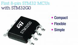 意法半導體推出首款8引腳STM32微控制器，可適用于簡單應用