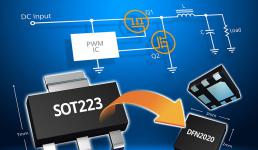 Diodes 公司推出微型車用 MOSFET， 可提供更高的功率密度