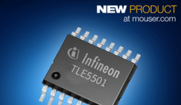 Infineon TLE5501 XENSIV TMR傳感器在貿澤開售 一顆芯片即可滿足ASIL